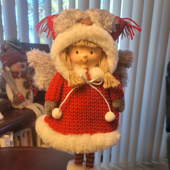 Decoris Decorative Christmas Angel Girl Doll Holiday doll - Picture 1 of 1